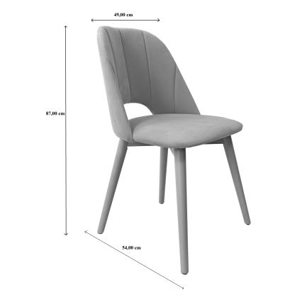 Blagovaonska stolica THEO žuta