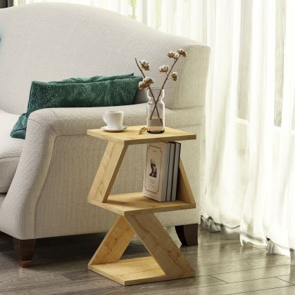 Stolić za odlaganje ALBENI 50x30 cm smeđa