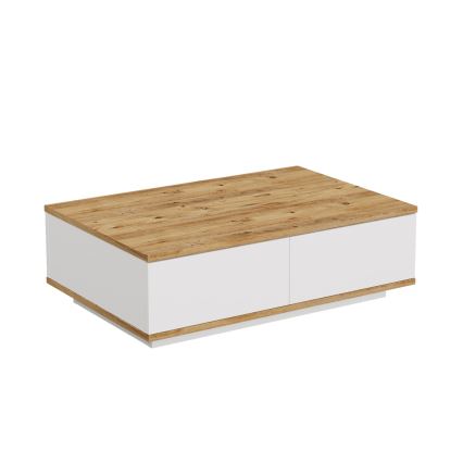 Stolić za kavu 28,6x90 cm bor atlantic/bijela