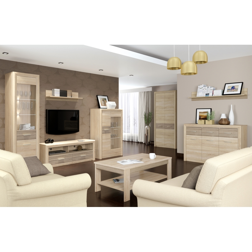 Stolić za kavu ARNIKA 57x103 cm hrast sonoma