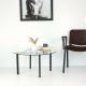 Stolić za kavu BALANCE 42x75 cm crna/prozirna