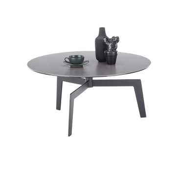 Stolić za kavu BALANCE, promjer 80 cm, siva/antracit