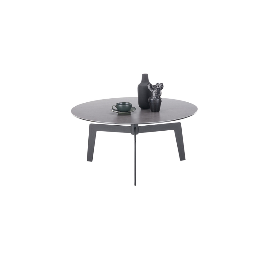 Stolić za kavu BALANCE, promjer 80 cm, siva/antracit