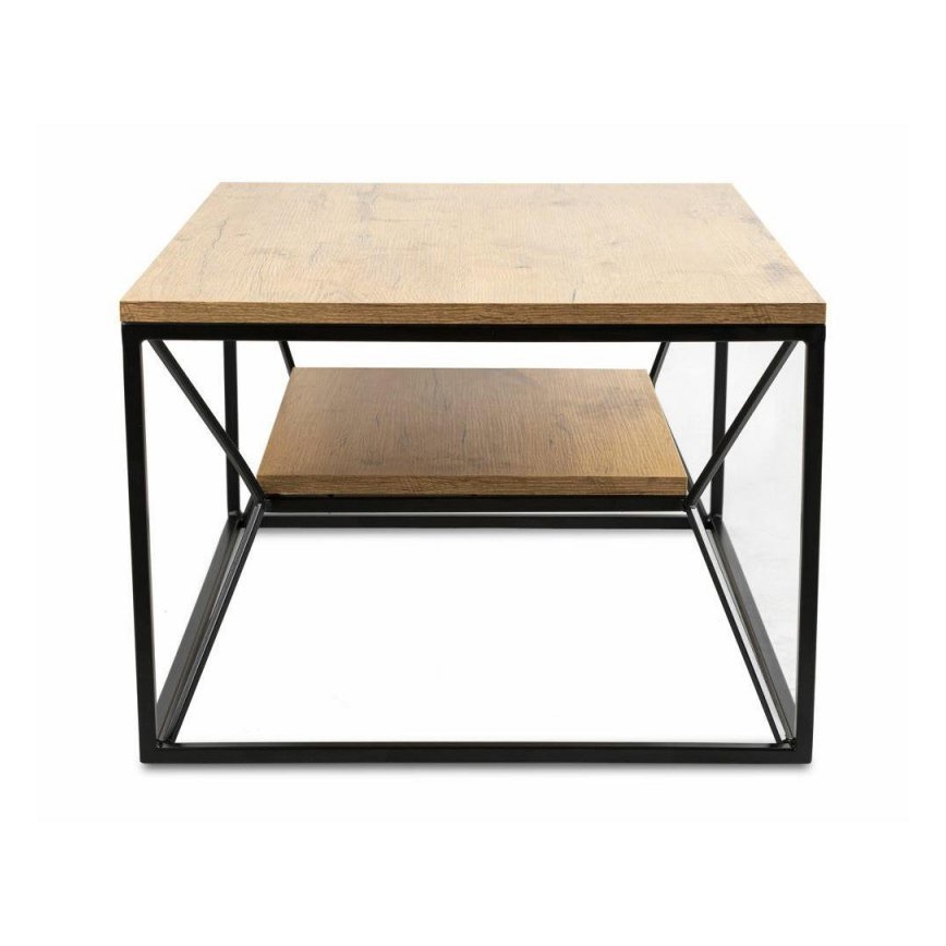 Stolić za kavu BASICLOFT 40x80 cm crna/smeđa