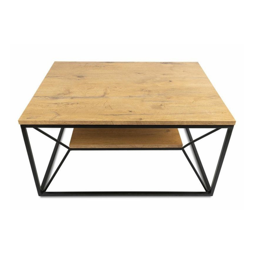 Stolić za kavu BASICLOFT 40x80 cm crna/smeđa