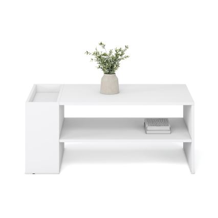 Stolić za kavu BELA 100 x 42 cm, bijela