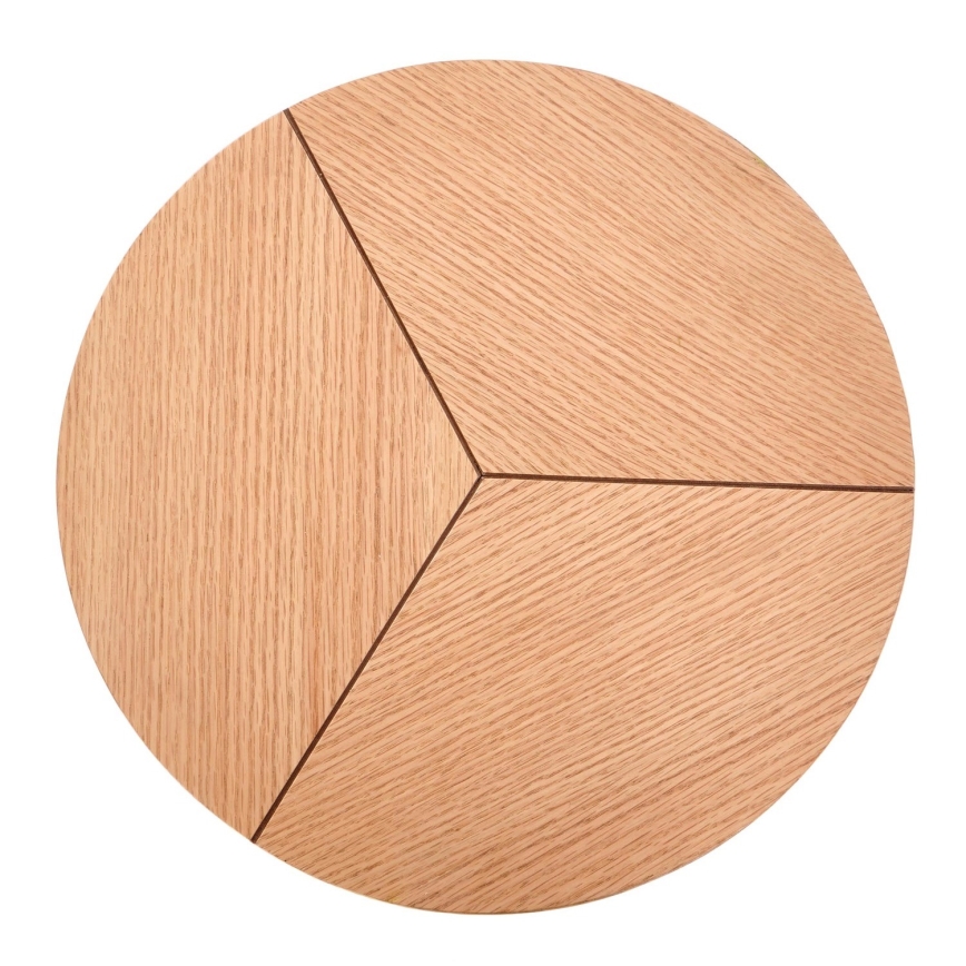 Stolić za kavu CARIDA 49x45 cm crna/hrast