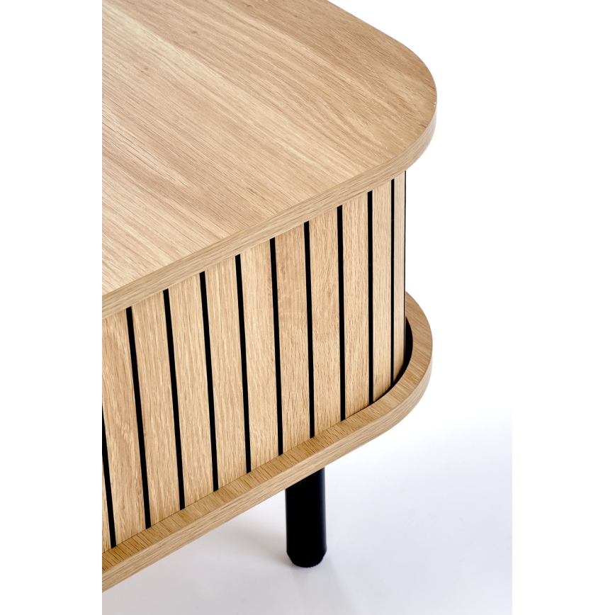 Stolić za kavu CASA 90x50 cm smeđa/crna