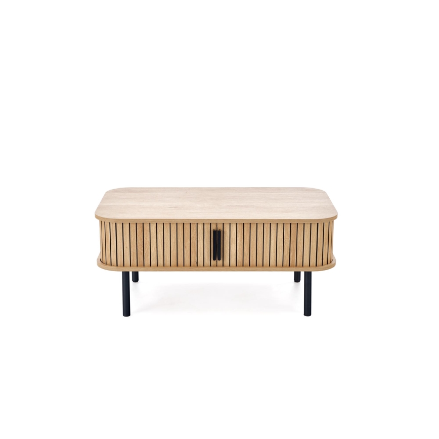 Stolić za kavu CASA 90x50 cm smeđa/crna
