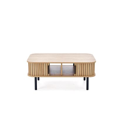 Stolić za kavu CASA 90x50 cm smeđa/crna