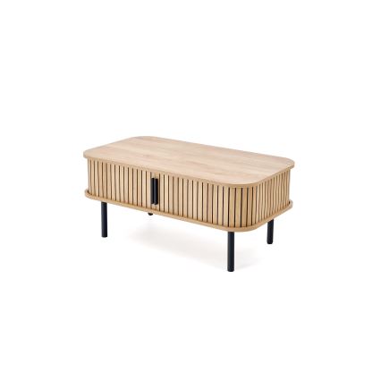 Stolić za kavu CASA 90x50 cm smeđa/crna