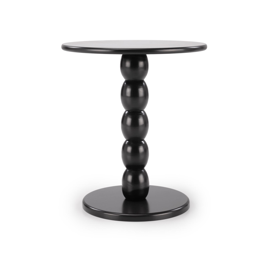Stolić za kavu CIRILA, promjera 40 cm, crni