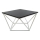 Stolić za kavu CURVED 60x60 cm bijela/crna