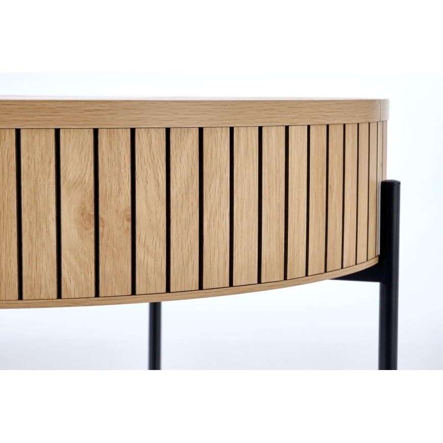 Stolić za kavu DANTE promjera 67 cm, smeđa/crna