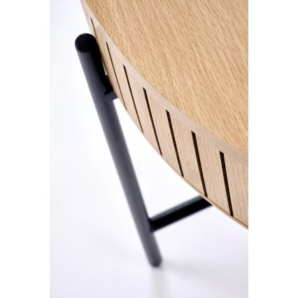 Stolić za kavu DANTE promjera 67 cm, smeđa/crna