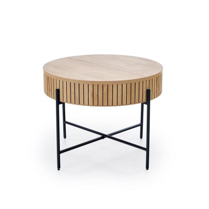 Stolić za kavu DANTE promjera 67 cm, smeđa/crna