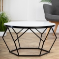 Stolić za kavu DIAMOND 40x70 cm bijela/crna