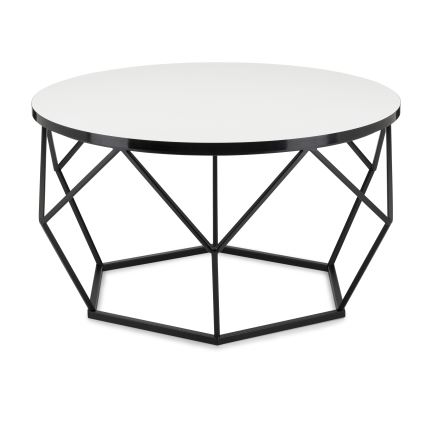Stolić za kavu DIAMOND 40x70 cm bijela/crna