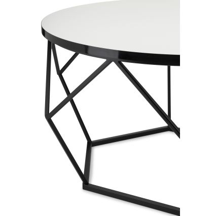 Stolić za kavu DIAMOND 40x70 cm bijela/crna