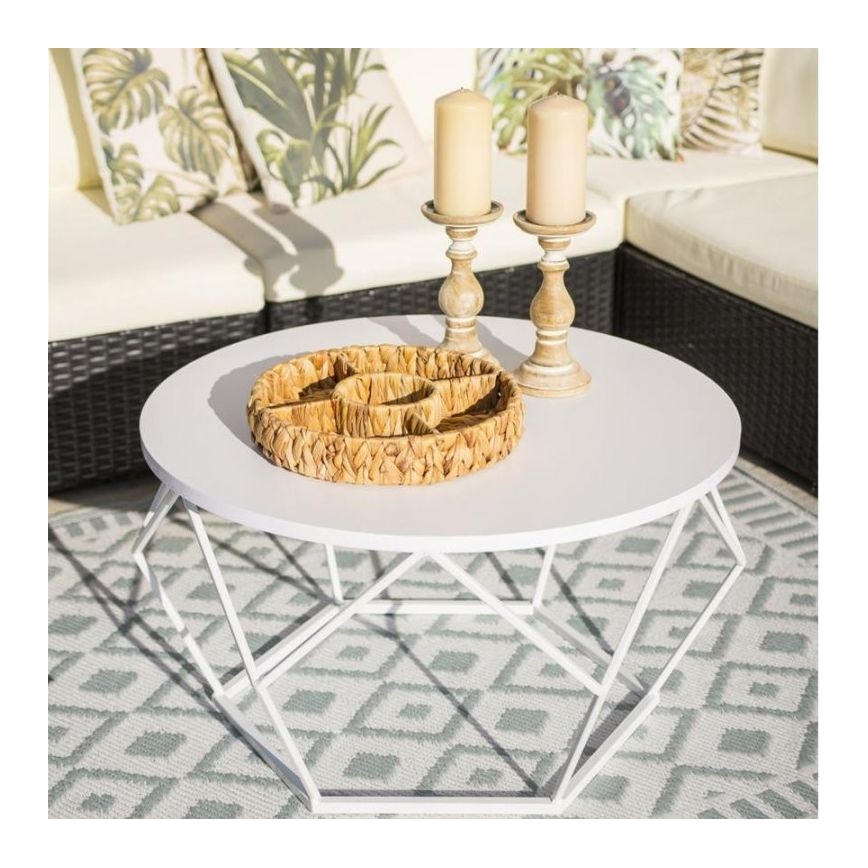 Stolić za kavu DIAMOND 40x70 cm bijela