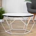 Stolić za kavu DIAMOND 40x70 cm crna/bijela