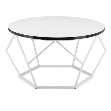 Stolić za kavu DIAMOND 40x70 cm crna/bijela