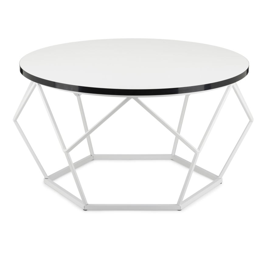 Stolić za kavu DIAMOND 40x70 cm crna/bijela