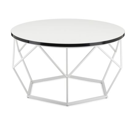 Stolić za kavu DIAMOND 40x70 cm crna/bijela