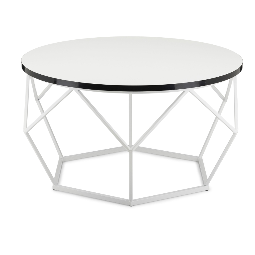 Stolić za kavu DIAMOND 40x70 cm crna/bijela