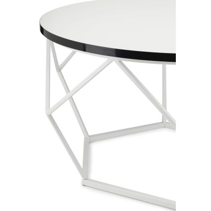 Stolić za kavu DIAMOND 40x70 cm crna/bijela