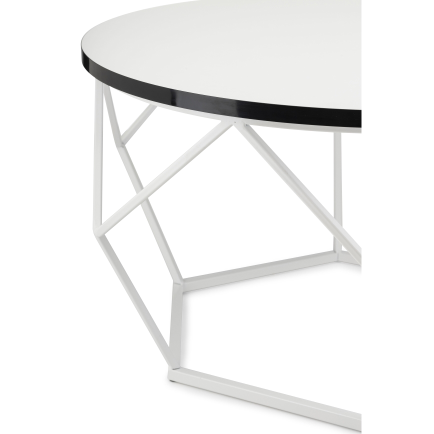 Stolić za kavu DIAMOND 40x70 cm crna/bijela