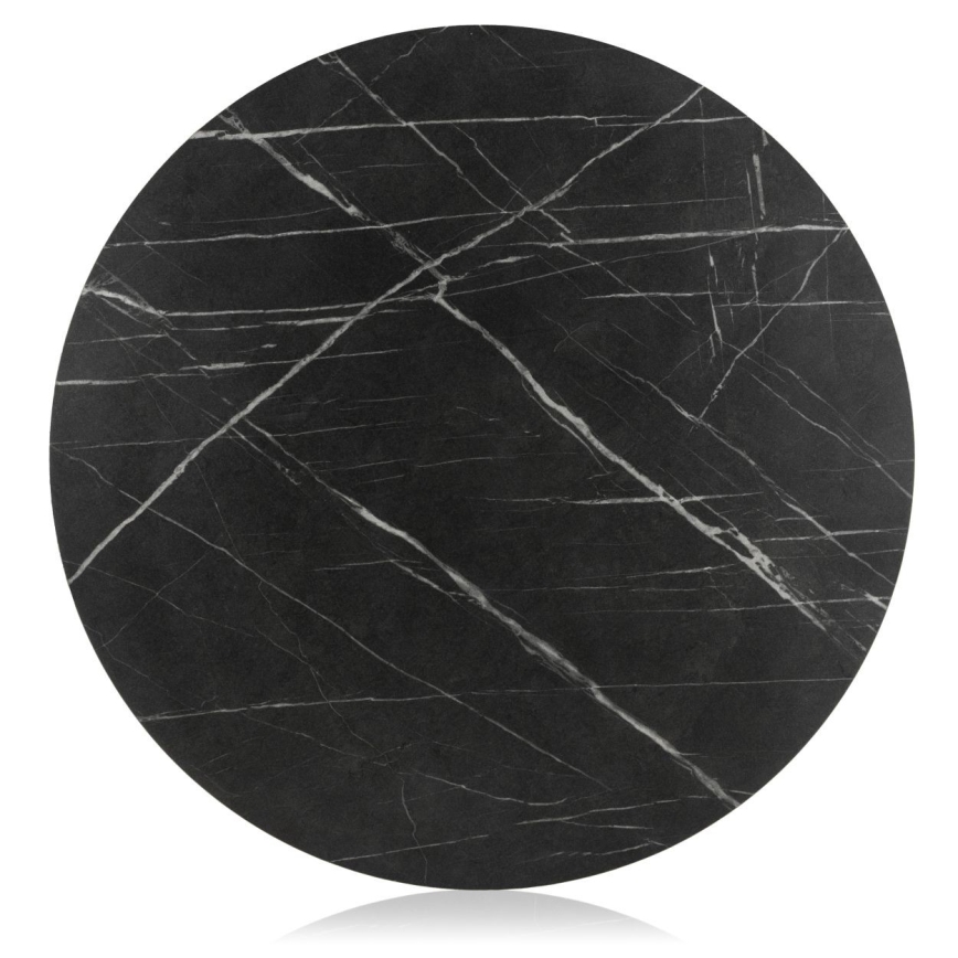 Stolić za kavu DIAMOND 40x70 cm crna/zlatna