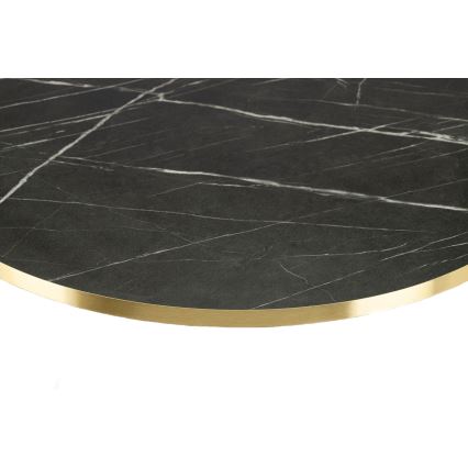 Stolić za kavu DIAMOND 40x70 cm crna/zlatna