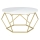 Stolić za kavu DIAMOND 40x70 cm mesing/bijela