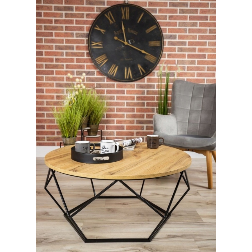 Stolić za kavu DIAMOND 40x90 cm crna/smeđa
