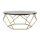 Stolić za kavu DIAMOND 41,5x90 cm zlatna/crna