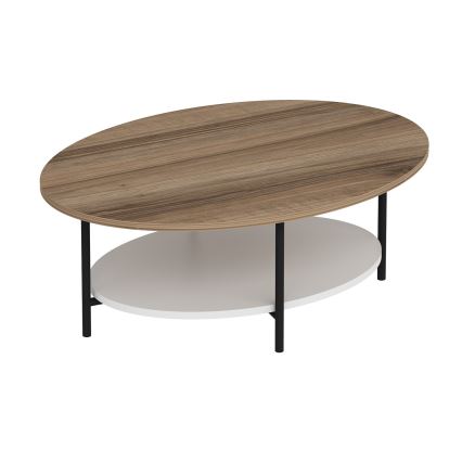 Stolić za kavu ELIS 36x90 cm hrast/bijela