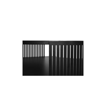 Stolić za kavu FIKOLI 40x75 cm crna/bijela