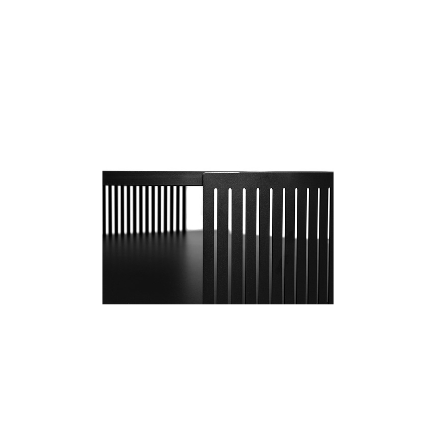 Stolić za kavu FIKOLI 40x75 cm crna/bijela
