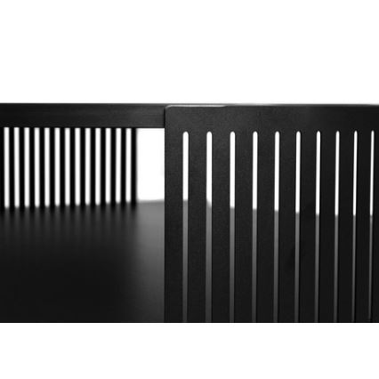 Stolić za kavu FIKOLI 40x75 cm crna/zlatni hrast