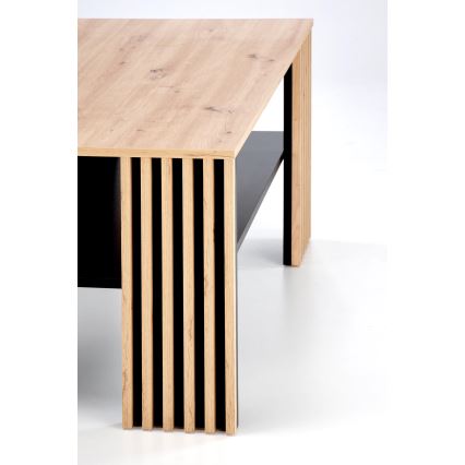 Stolić za kavu FORMA 110x65 cm smeđa/crna