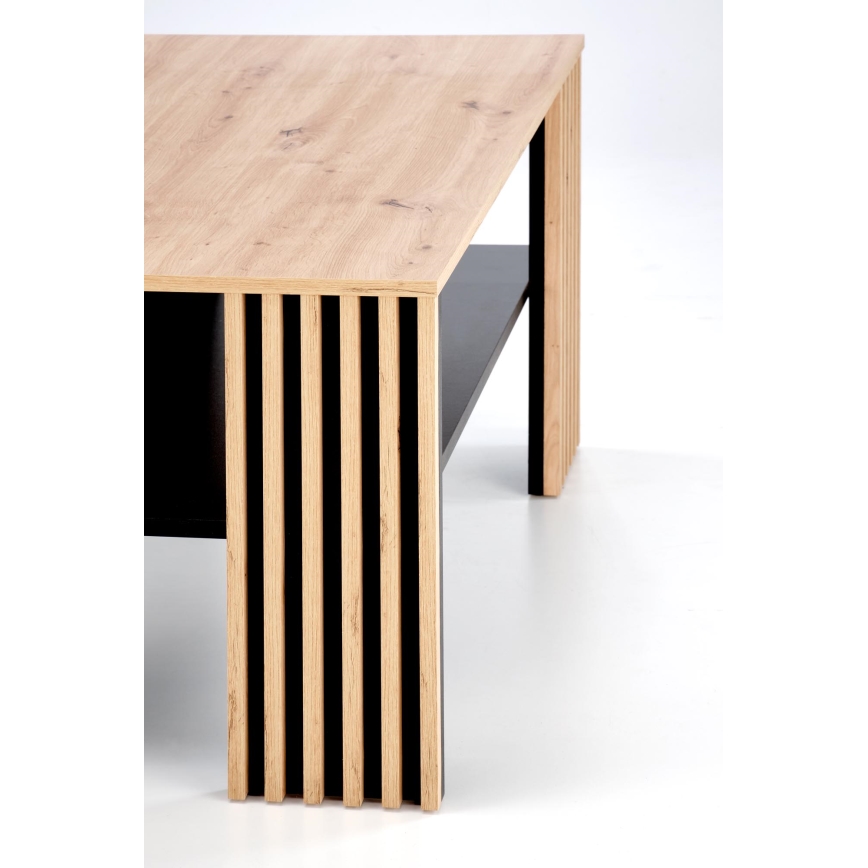 Stolić za kavu FORMA 110x65 cm smeđa/crna