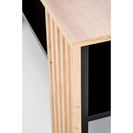 Stolić za kavu FORMA 110x65 cm smeđa/crna