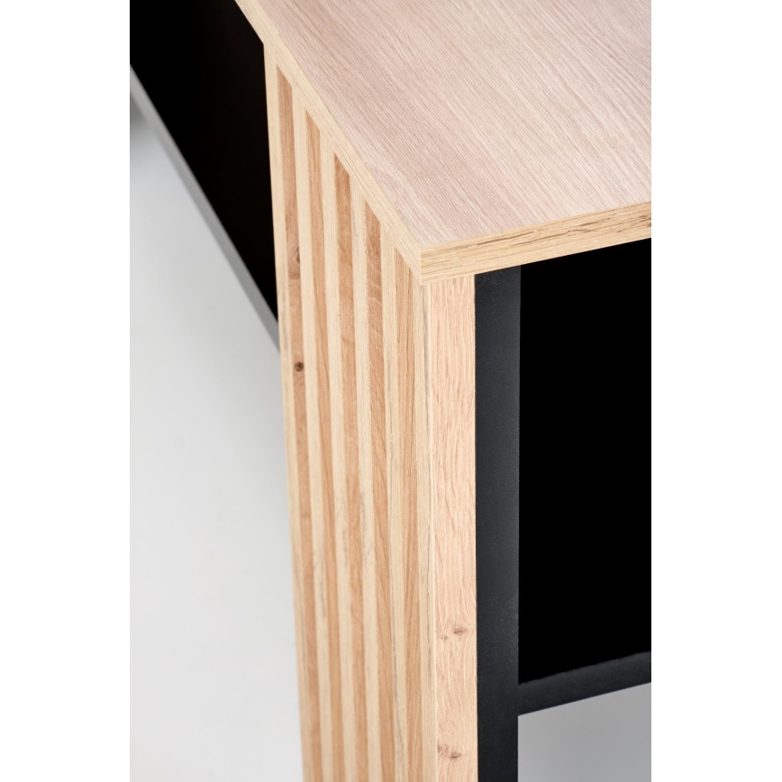 Stolić za kavu FORMA 110x65 cm smeđa/crna