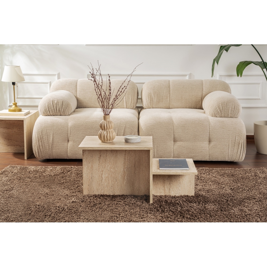 Stolić za kavu HARMONY 40x80 cm bež