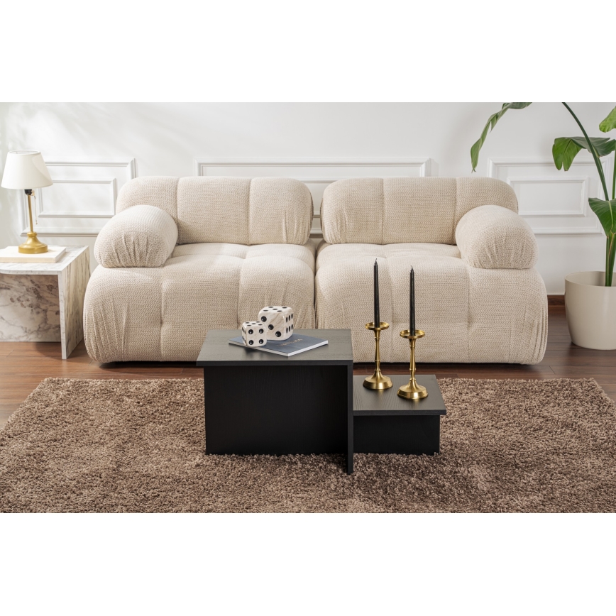 Stolić za kavu HARMONY 40x80 cm crna