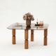 Stolić za kavu KEI 40x80 cm smeđa/brončana