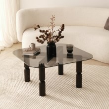 Stolić za kavu KEI 40x80 cm smeđa/crna