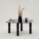 Stolić za kavu KEI 40x80 cm smeđa/crna