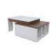 Stolić za kavu KOLARADO 37,4x90 cm bijela/smeđa
